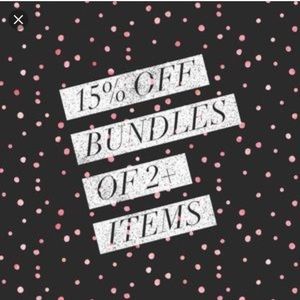 Bundle 2+ items and save 15%!